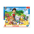Trefl Puzzle deskové Paw Patrol/Tlapková patrola na stopě 37x29cm 25 dílků ve fólii