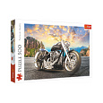 Puzzle Černá motorka 500 dílků 48x34cm v krabici 40x27x4,5cm