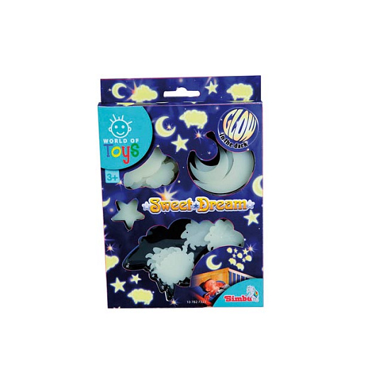 Simba World of Toys simba Svítící ovečky, měsíc a hvězdy, 40 dílů