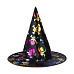 Rappa Dětský čarodějnický klobouk s lebkami
