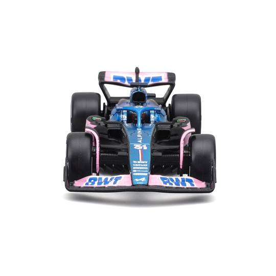Bburago 1:43 RACE Formula F1 - BWT Alpine F1 Team A523 (2023) #31 (Esteban Ocon) - with dr Bburago 1:43 RACE Formula F1 - BWT Alpine F1 Team A523 (2023) #31 (Esteban Ocon) - with dr