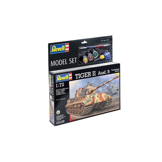 Revell ModelSet tank 63129 - Tiger II Ausf. B (1:72) Revell ModelSet tank 63129 - Tiger II Ausf. B (1:72)