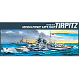 Academy Model Kit loď 14219 - BATTLESHIP TIRPITZ (STATIC) (1:800)