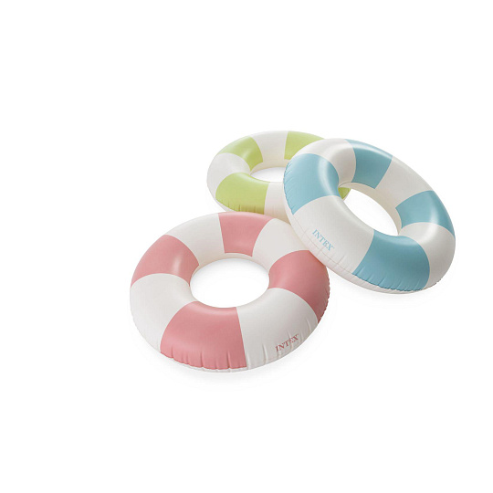 Kruh nafukovací pruhovaný 91cm 3 barvy od 9 let v sáčku Kruh nafukovací pruhovaný 91cm 3 barvy od 9 let v sáčku