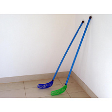 UNISON Floorball hokejka plast 110x30x3cm asst 2 barvy