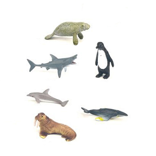 Rappa Sada mořských živočichů v krabičce 6 ks Rappa Sada mořských živočichů v krabičce 6 ks