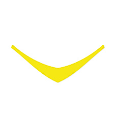 Rappa Samostatně NEPRODEJNÉ - šátek pro plyš žlutý