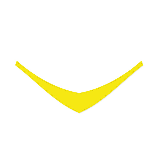 Rappa Samostatně NEPRODEJNÉ - šátek pro plyš žlutý