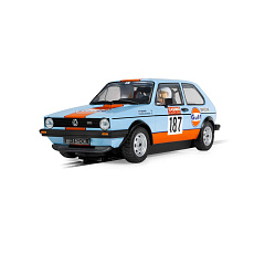 Autíčko Gulf SCALEXTRIC C4609 - Volkswagen Golf Gti (1:32)