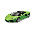 Maisto - Aventador Roadster, metal zelené, assembly line, 1:24