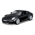 Bburago - Auta HOBBY, Porsche 911 Carrera S, černá, 1:24