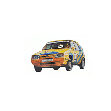 Směr modely plastové Škoda Favorit Rallye 1996 1:28