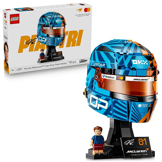 LEGO® Editions 43017 Helma Oscar Piastri z týmu McLaren Mastercard F1®