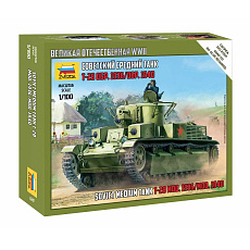 Zvezda Snap Kit tank 6247 - T-28 Soviet Tank (1:100) Zvezda Snap Kit tank 6247 - T-28 Soviet Tank (1:100)