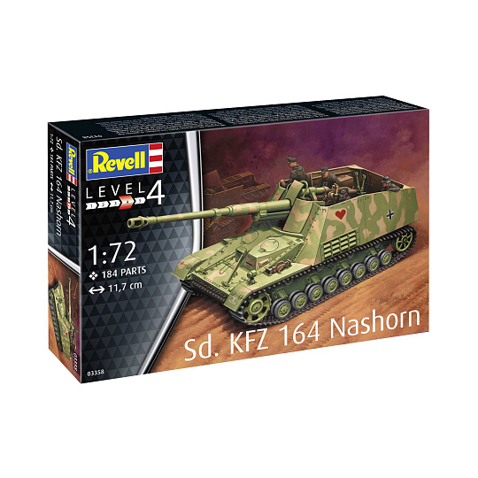 Revell Plastic ModelKit military 03358 - Sd.Kfz. 164 Nashorn (1:72)