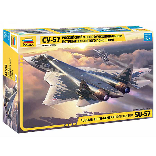 Zvezda Model Kit letadlo 7319 - Sukhoi SU-57 (1:72)