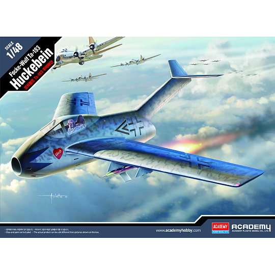 Academy Model Kit letadlo 12327 - Focke-Wulf Ta-183 Huckebein (1:48)