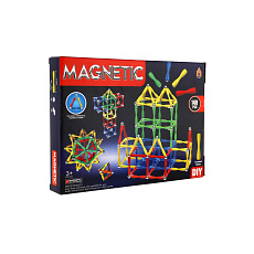 Teddies Magnetická stavebnice 148ks plast/kov v krabici 30x22x4cm Teddies Magnetická stavebnice 148ks plast/kov v krabici 30x22x4cm