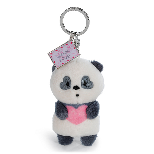 NICI Klíčenka Panda Love s kovovým přívěskem, 8 cm