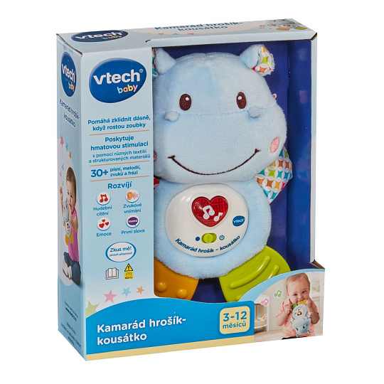 Vtech Kamarád hrošík - kousátko CZ Vtech Kamarád hrošík - kousátko CZ