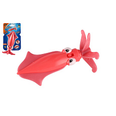 Sépie na natažení pro potápění plast 15cm na kartě 11x20cm