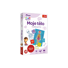 Trefl Malý objevitel Lidské tělo společenská naučná hra CZ verze v krabici 19x29x4cm