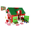 Domeček Farma stáj 30x37cm v krabici 59x40x15cm Wader