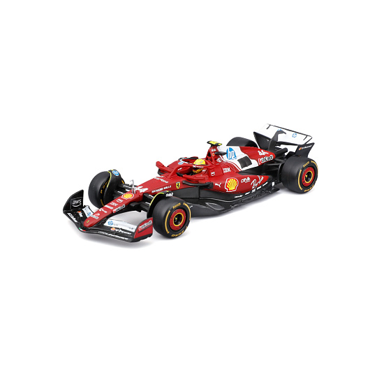 Bburago - RACE F1 v dekorativním boxu, Ferrari SF-25 (2025), #44 Lewis Hamilton, 1:43 Bburago - RACE F1 v dekorativním boxu, Ferrari SF-25 (2025), #44 Lewis Hamilton, 1:43