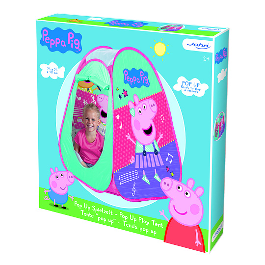John Peppa Pig John Pop Up stan Pepa Pig 75x75x90cm
