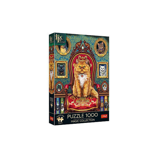 Trefl Puzzle Magic Collection: Šílené kočky 1000 dílků 48x68,3cm v krabici 27x40x6cm