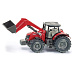 SIKU 1985 Farmer - Traktor Massey Ferguson s předním nakladačem