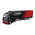 Bburago - Kamion s přívěsem M-B Actros Gigaspace/Trailer, YOKOHAMA Motorsports, 1:43
