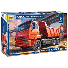 Zvezda Model Kit auta 3650 - Kamaz 65115 dump truck (1:35)