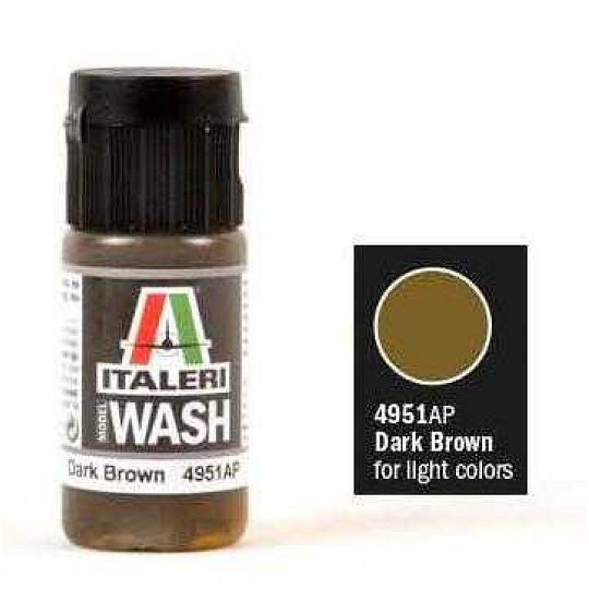 Italeri wash akryl 4951AP - Dark brown 20ml