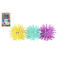 Teddies Míček 3ks sliz lezoucí po skle/lepicí silikon 4cm 2 barvy