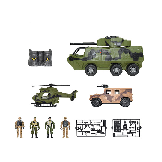 Starx Mac Toys STARX Velká sada vojenských vozidel se zvukem Starx Mac Toys STARX Velká sada vojenských vozidel se zvukem