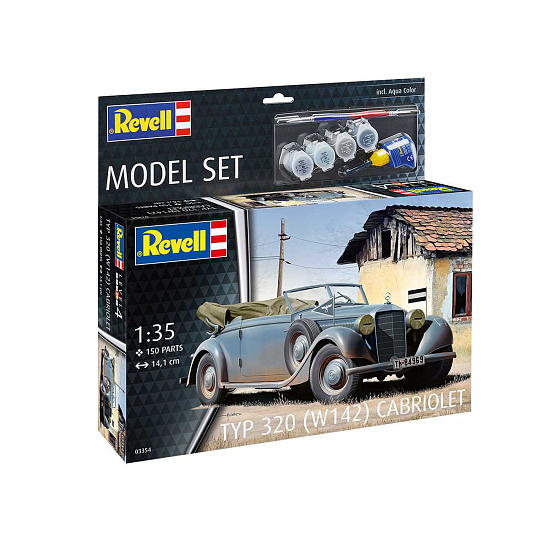 Revell ModelSet auto 63354 - Typ 320 (W142) Cabriolet (1:35)