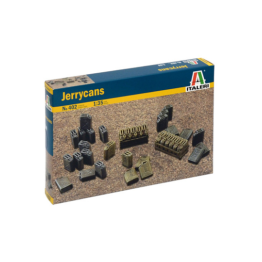 Italeri Model Kit doplňky 0402 - JERRYCANS (1:35)