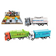 Teddies Kamion kov/plast 20-23cm na zpětné natažení 3 druhy