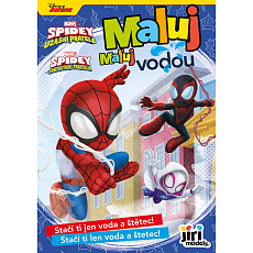 Jiri Models Omalovánka A5 Maluj vodou SPIDEY