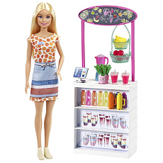 Mattel Barbie SMOOTHIE STÁNEK S PANENKOU Mattel Barbie SMOOTHIE STÁNEK S PANENKOU