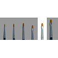 Italeri Brush Synthetic Flat - SINGLE PACK 52225 - plochý syntetický štětec (velikost 2)
