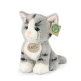 Rappa Plyšová kočka šedá 18 cm ECO-FRIENDLY