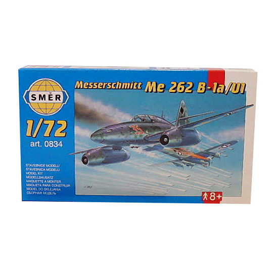 Směr modely plastové MESSERSCHMITT Me 262B     1:72