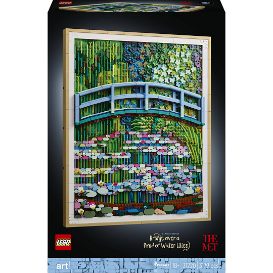 LEGO Art 31220 Claude Monet – Most nad jezírkem s lekníny LEGO Art 31220 Claude Monet – Most nad jezírkem s lekníny