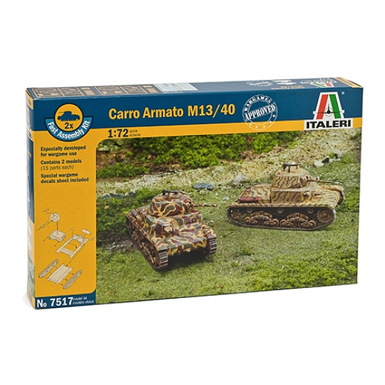Italeri Fast Assembly tanky 7517 - Carro Armato M13/40 (1:72) Italeri Fast Assembly tanky 7517 - Carro Armato M13/40 (1:72)