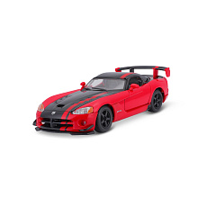 Bburago - Auta HOBBY, Dodge Viper SRT 10 ACR, červeno-černá, 1:24