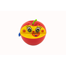 Rappa Pokladnička červené jablko s červíkem na klíček