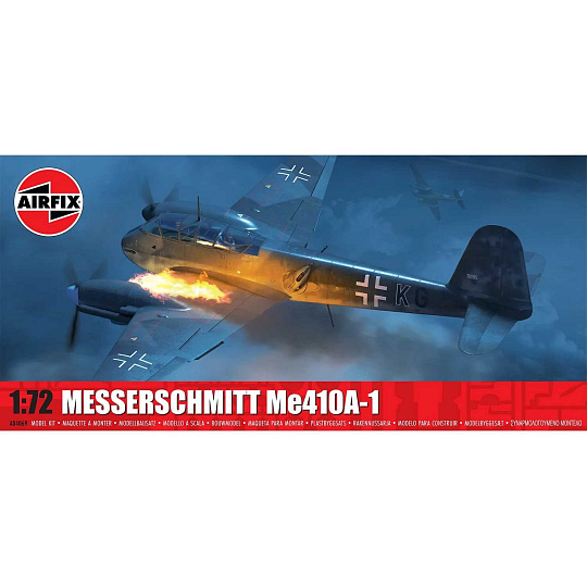 Airfix Classic Kit letadlo A04069 - Messerschmitt Me410A-1 (1:72)