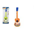 Teddies Ukulele/kytara plast 40cm s trsátkem Zvířátka a jejich kapela 2 barvy na kartě